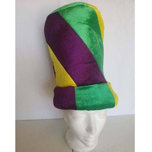 Mardi Gras Hat StovePipe Party Costume - Picture 6 of 7